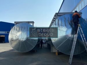 Резервуары объемом 100 м3 РГС-100 в Реутове